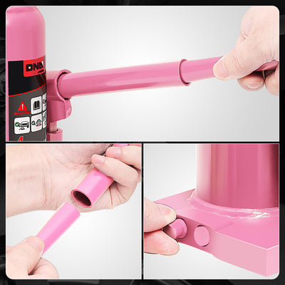 4 tons lifting Welded Hydraulic Bottle Jack <br>w/ Manual handle