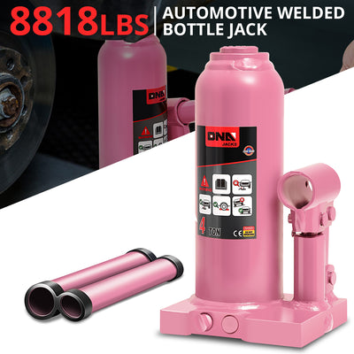4 tons lifting Welded Hydraulic Bottle Jack <br>w/ Manual handle