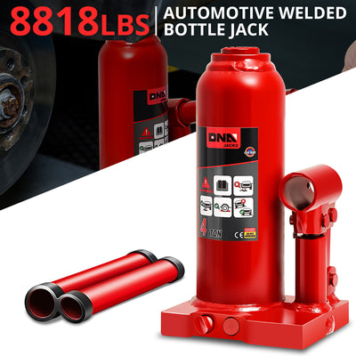 4 tons lifting Welded Hydraulic Bottle Jack <br>w/ Manual handle
