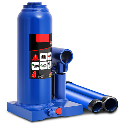 4 tons lifting Welded Hydraulic Bottle Jack <br>w/ Manual handle