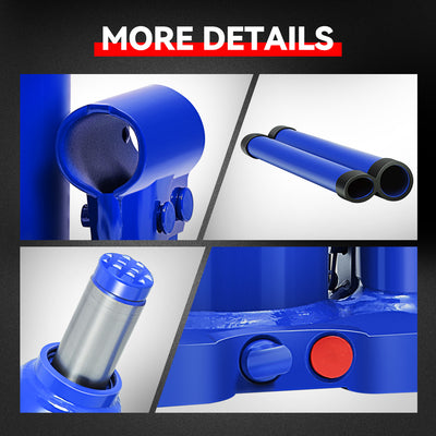 4 tons lifting Welded Hydraulic Bottle Jack <br>w/ Manual handle