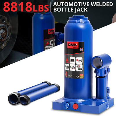 4 tons lifting Welded Hydraulic Bottle Jack <br>w/ Manual handle