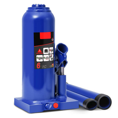 6 tons lifting Welded Hydraulic Bottle Jack <br>w/ Manual handle