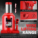 50 tons Lifting Welded Bottle Jack w/ Manual handle