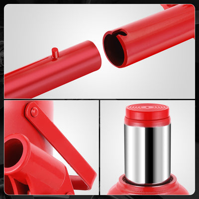 50 tons Lifting Welded Bottle Jack w/ Manual handle