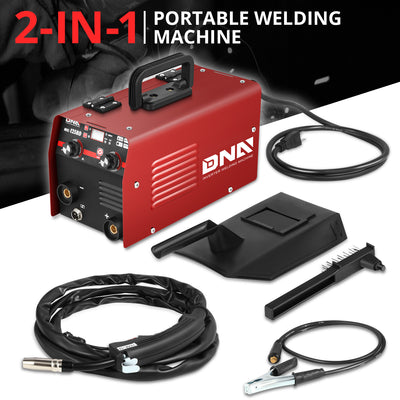 2-IN-1 110V TIG/MMA/MIG Portable Welding Machine <br> 5.6 in. x 13.78 in. x 6.3 in.