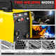 2-IN-1 110V TIG/MMA/MIG Portable Welding Machine <br> 5.6 in. x 13.78 in. x 6.3 in.