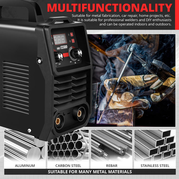 110V Portable Welding Machine <br>12.4 in. x 6.1 in. x 11.8 in.