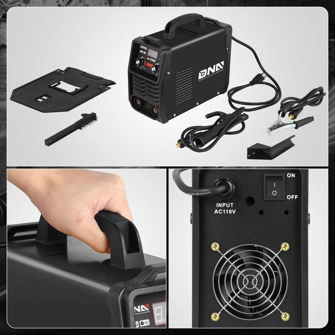 110V Portable Welding Machine <br>12.4 in. x 6.1 in. x 11.8 in.