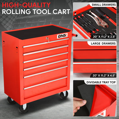 6-Drawers Tool Cabinet <br>30 in. x 24.2 in. x 13 in.
