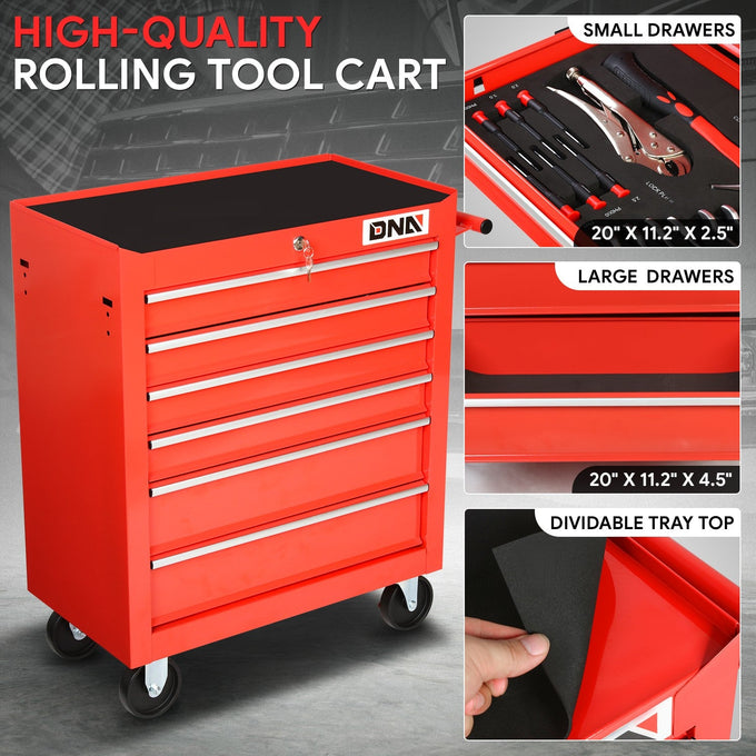 6-Drawers Tool Cabinet <br>30 in. x 24.2 in. x 13 in.
