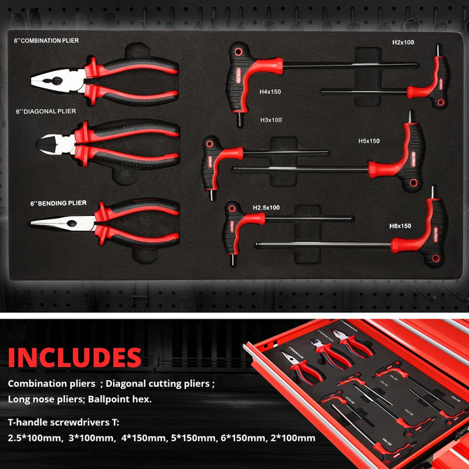 6-Drawers Tool Cabinet <br>30 in. x 24.2 in. x 13 in.