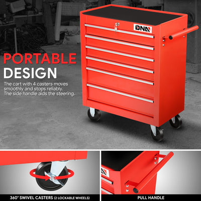 6-Drawers Tool Cabinet <br>30 in. x 24.2 in. x 13 in.