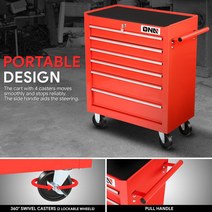 6-Drawers Tool Cabinet <br>30 in. x 24.2 in. x 13 in.