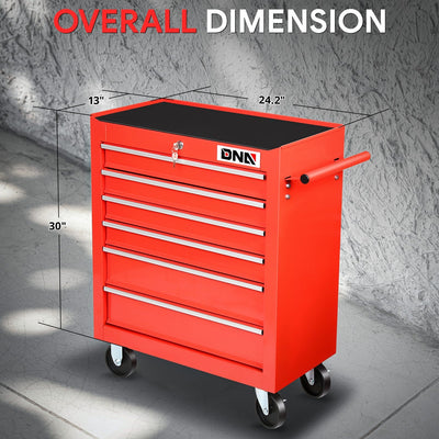 6-Drawers Tool Cabinet <br>30 in. x 24.2 in. x 13 in.