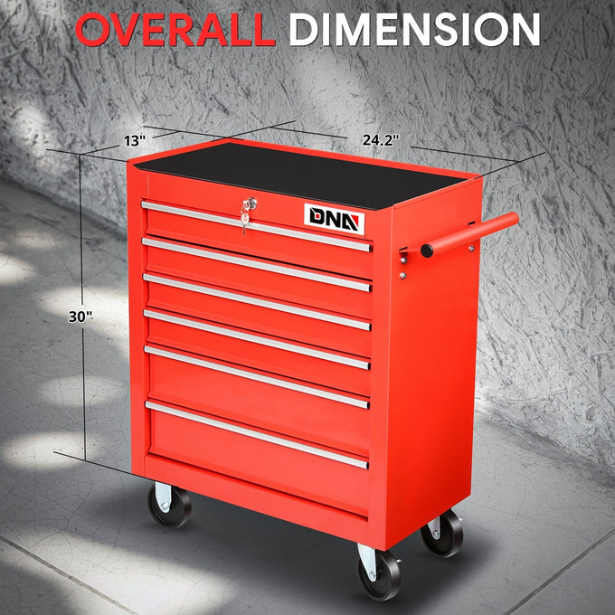 6-Drawers Tool Cabinet <br>30 in. x 24.2 in. x 13 in.
