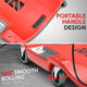 40 in. Rolling Plastic Creeper <br> w/6 Casters