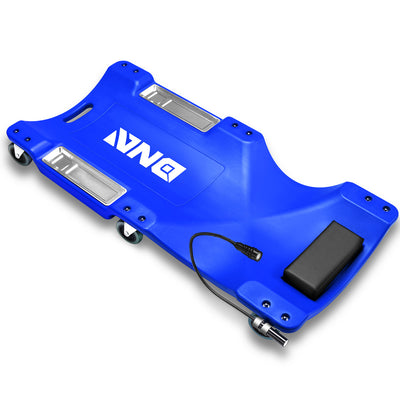 40 in. Rolling Plastic Creeper <br> w/6 Casters