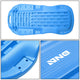 38 in. Low Profile Plastic Rolling Floor Creeper<br> w/Side Pockets & 6pcs Casters