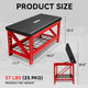 Heavy Duty Steel Flip Up Seat Garage Bench<br>Overall Dimensions 17.7 in. D x 40.5 in. W x 20.5 in. H
