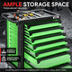 7-Drawer Plastic Top Rolling Tool Trolley Chest Lockable Storage Cabinet