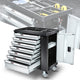 7-Drawer Plastic Top Rolling Tool Trolley Chest Lockable Storage Cabinet