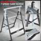7 Speed Adjustable Height Foldable Saw Horse <br> 440 lbs Max. Load Capacity