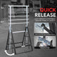 7 Speed Adjustable Height Foldable Saw Horse <br> 440 lbs Max. Load Capacity
