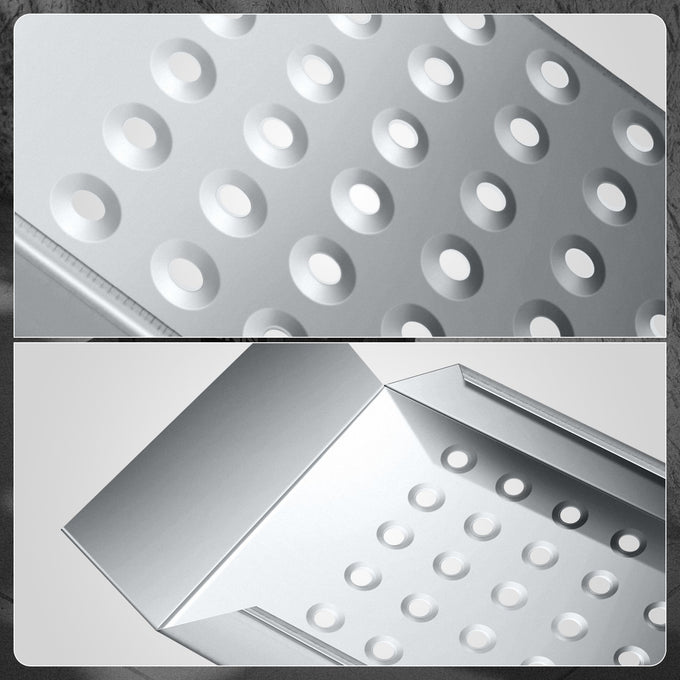 Multifunctional Steel Loading Ramp w/Anti-Slip Holes<br> 63 x 8.86 x 7.57 in.