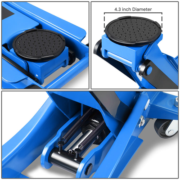 3 Ton Hydraulic Trolley Floor Jack[A Variety of color options] <br>  7.87in. x 16.5 in. x 17.32 in.
