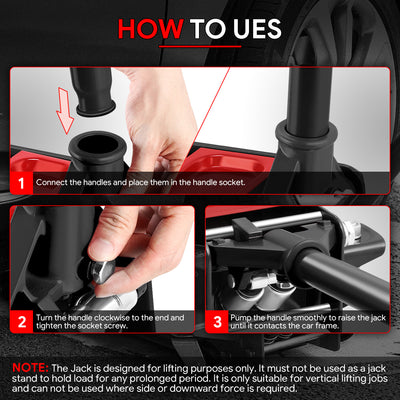 3 Ton Hydraulic Trolley Floor Jack[A Variety of color options] <br>  7.87in. x 16.5 in. x 17.32 in.