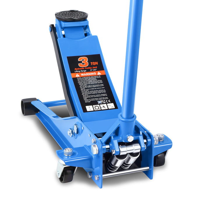 3 Ton Hydraulic Trolley Floor Jack[A Variety of color options] <br>  7.87in. x 16.5 in. x 17.32 in.