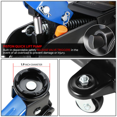 2 Ton Floor Jack & Jack Stands[A Variety Of Color] <br>Max size of 13 in.