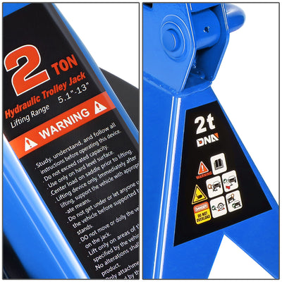 2 Ton Floor Jack & Jack Stands[A Variety Of Color] <br>Max size of 13 in.