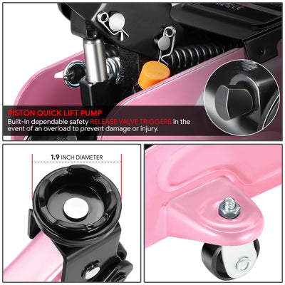 2 Ton Floor Jack & Jack Stands[A Variety Of Color] <br>Max size of 13 in.