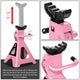 2 Ton Floor Jack & Jack Stands[A Variety Of Color] <br>Max size of 13 in.