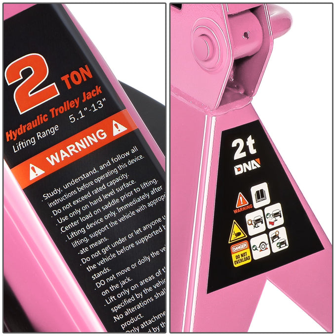 2 Ton Floor Jack & Jack Stands[A Variety Of Color] <br>Max size of 13 in.