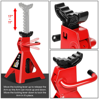 2Ton Hydraulic Trolley Floor Jack <br> Overall Dimensions: 16.9 in. X 7.4 in.