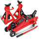 2Ton Hydraulic Trolley Floor Jack <br> Overall Dimensions: 16.9 in. X 7.4 in.