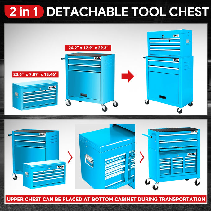 2-in-1 Combination Roller Cabinet <br> w/Top Storage Box