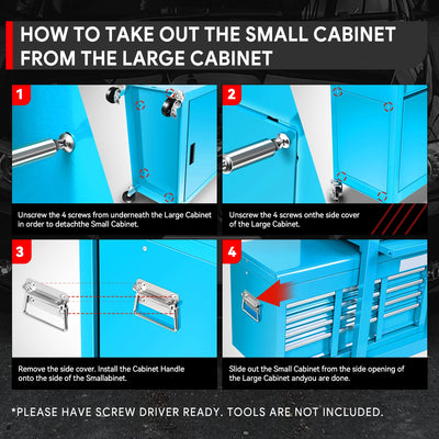2-in-1 Combination Roller Cabinet <br> w/Top Storage Box