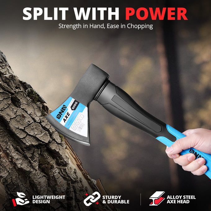 Non-Slip Handle Heat-Treated Alloy Steel Head Axe