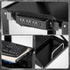 3-Layer Utility Steel AV Workstation Cart <br> 24 in. X 18 in. X 42.5 in.
