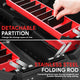 Double Lock System 2-Layer Tool Box <BR>Overall Size: 20 x 9.4 x 10 in.