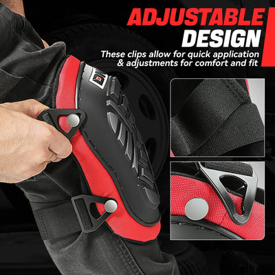 Adjustable High-Density EVA Foam TPR Shell Knee Pads