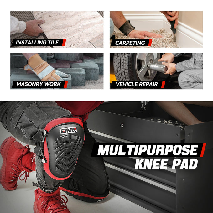Adjustable High-Density EVA Foam TPR Shell Knee Pads