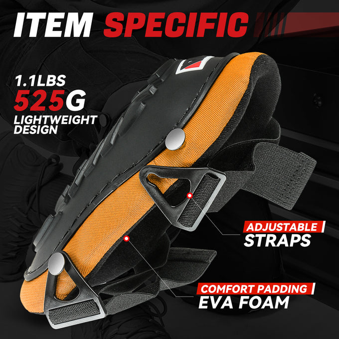 Adjustable High-Density EVA Foam TPR Shell Knee Pads