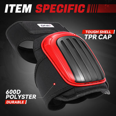 1.9lbs Pair of Knee Pads <br> w/Adjustable Straps