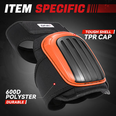 Adjustable High-Density EVA Foam TPR Shell Knee Pads