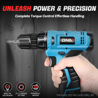 12V 21+1 Torque Settings 3/8 in. Cordless Drill <br> w/ Battery Charger